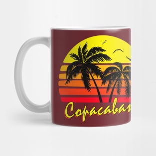 Copacabana Retro Sunset Mug